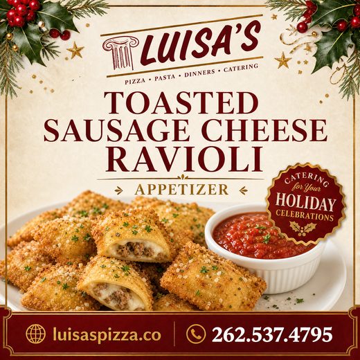 Toasted Sausage Cheese Ravioli