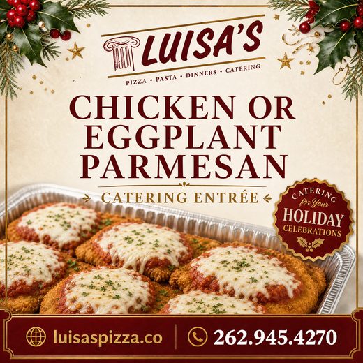 Chicken or Eggplant Parmesan