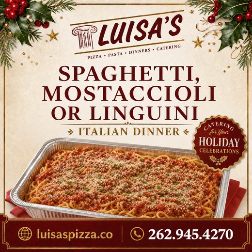 Spaghetti, Mostaccioli or Linguini
